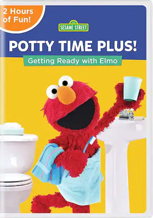 Front. Sesame Street: Potty Time PLUS! Getting Ready With Elmo - DVD.
