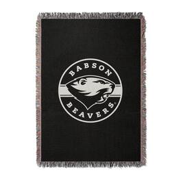 Chad & Jake - Babson Beavers Woven Blanket - Black