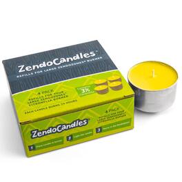 JT Eaton - ZendoCandle Citronella Candle Candle 1 box - Yellow | Silver