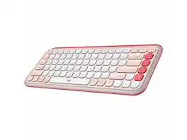 Logitech - POP ICON KEYS Wireless Keyboard, Comfortable, Programmable, Switch Between 3 Devices - Black