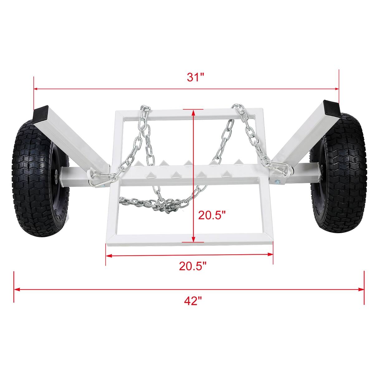 31"  
20.5"  
20.5"  
42"
