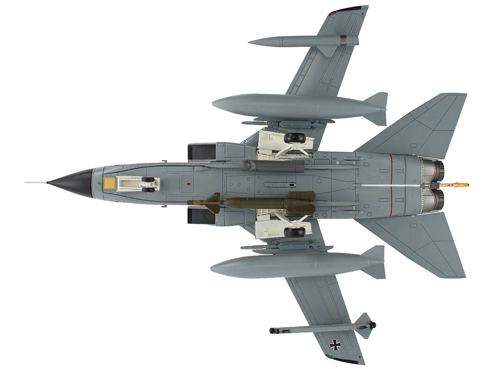 Back. Hobby Master - Panavia Tornado IDS Aircraft "FlgAusZLw Holloman AFB" (2014) German Luftwaffe "Air Power Series" 1/72 - Gray.