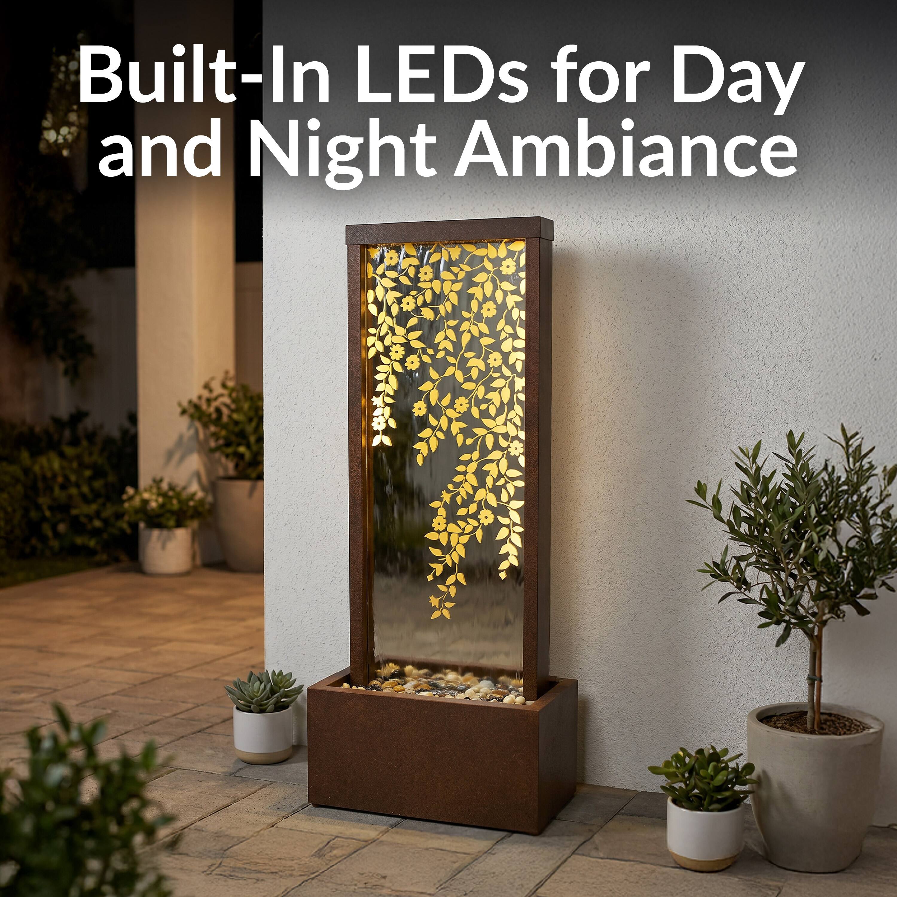Built-In LEDs for Day and Night Ambiance
