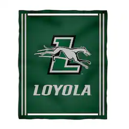 Vive La Fete - Loyola Greyhounds 36'' x 48'' Big Mascot Blanket - Green