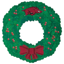 Fan Creations - Arkansas Razorbacks 16'' Team Wreath Sign - Green
