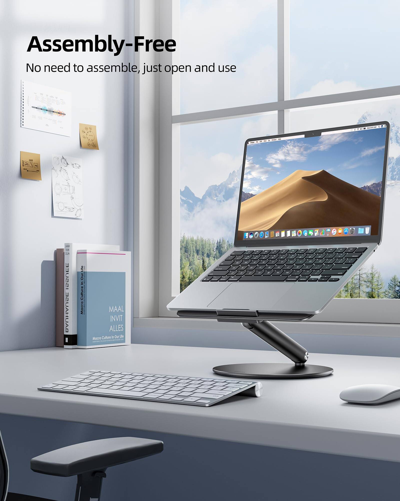 Assembly-Free  
No need to assemble, just open and use