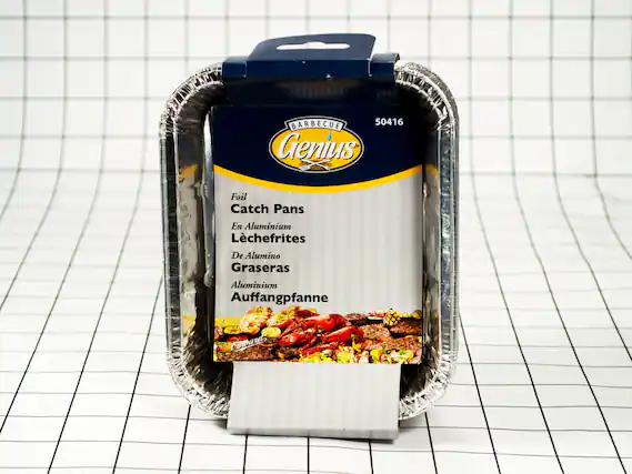 BARBECUE 50416 Genius Foil Catch Pans En Aluminium L'echefrites De Alumino Graseras Aluminium Aufangpfanne