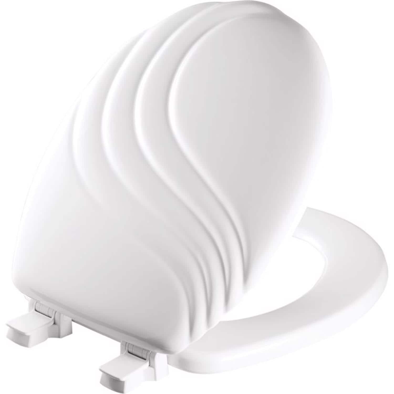 Mayfair by Bemis Swirl Round Enameled Wood Toilet Seat - White price history on PriceWatchPro