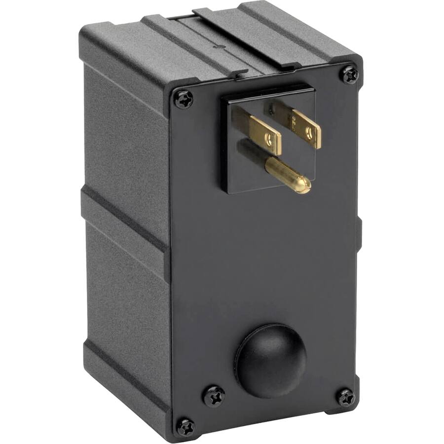 Alt View 3. Tripp Lite - Tripp Lite by Eaton Isobar Surge Suppressor - Direct plug-in surge, spike and line noise protection - Receptacles: 2 x - Black.
