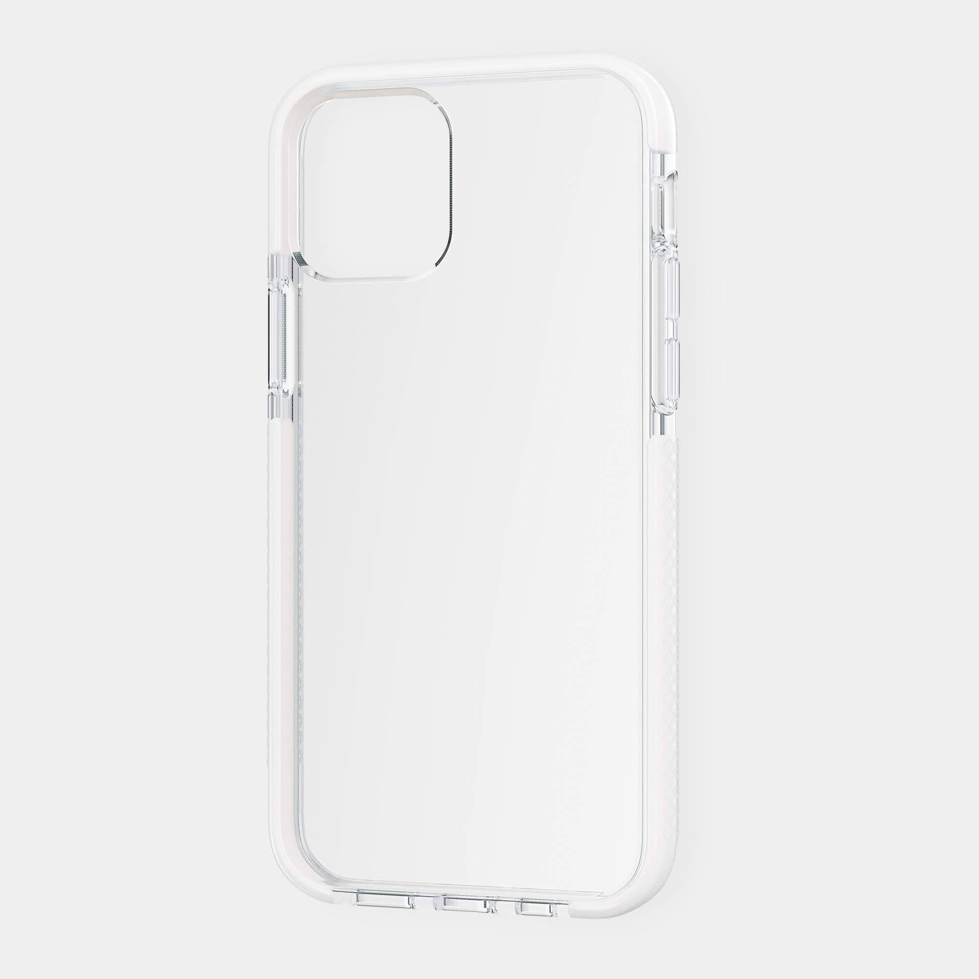Front. BodyGuardz - BodyGuardz Ace Pro, Impact Resistant Case Compatible with The iPhone 12/12 Pro (Clear/White) - Clear.
