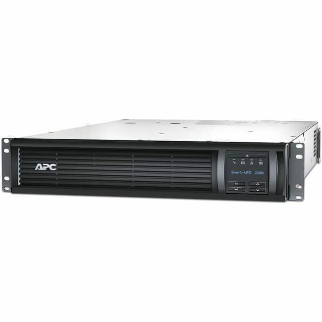 APC - Smart-UPS, Line Interactive, 2200VA, Rackmount 2U, 120V, 6 NEMA 5-15R+2 NEMA 5-20R outlets, SmartConnect - Black