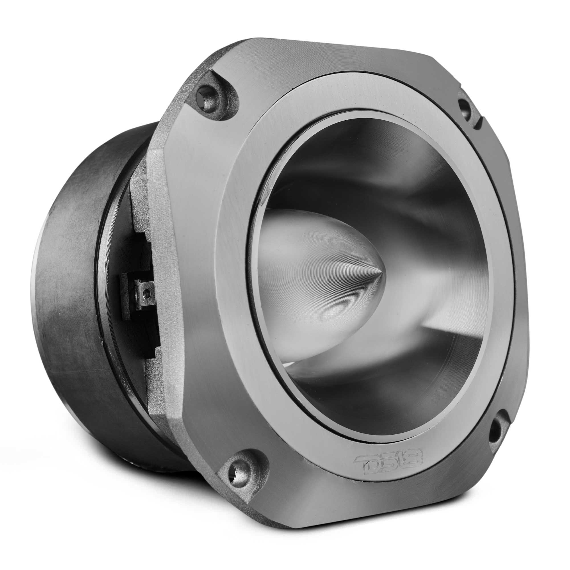 Alt View 4. DS18 Audio - PRO-TW 4" Super Bullet Tweeter, 200W RMS 8-Ohm - Silver.