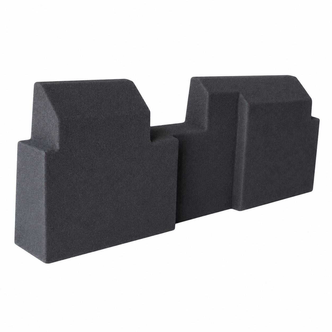 Alt View 5. SoundBox - SoundBox LCE-J002/10U, Jeep Gladiator Dual 10 Subwoofer Enclosure, 2019-2024.
