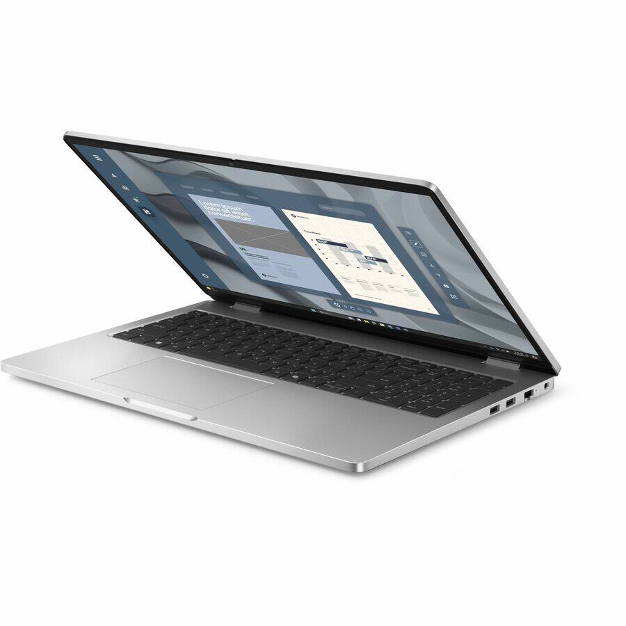Alt View 4. Dell - Dell Pro 16 PC16255 16" Notebook - Full HD Plus - 60 Hz - AMD Ryzen 5 PRO 230 - 16 GB - 256 GB SSD - English (US) - Magnetite.