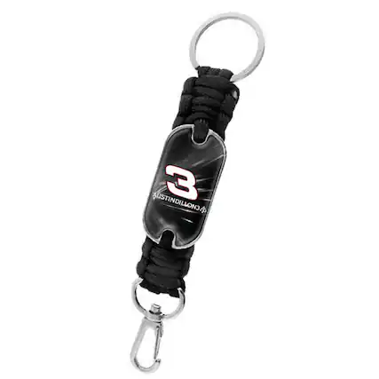 Front. Sparta 2002 Designs & Promotions - Austin Dillon ColorDome Paracord Keychain - Multicolor.