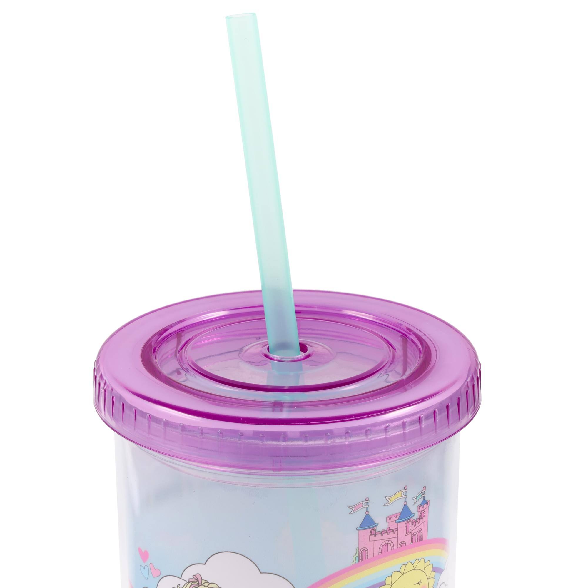 Alt View 1. Silver Buffalo - My Little Pony Dream Castle 20-Ounce Carnival Cup With Lid and Straw - Multi-Colored.