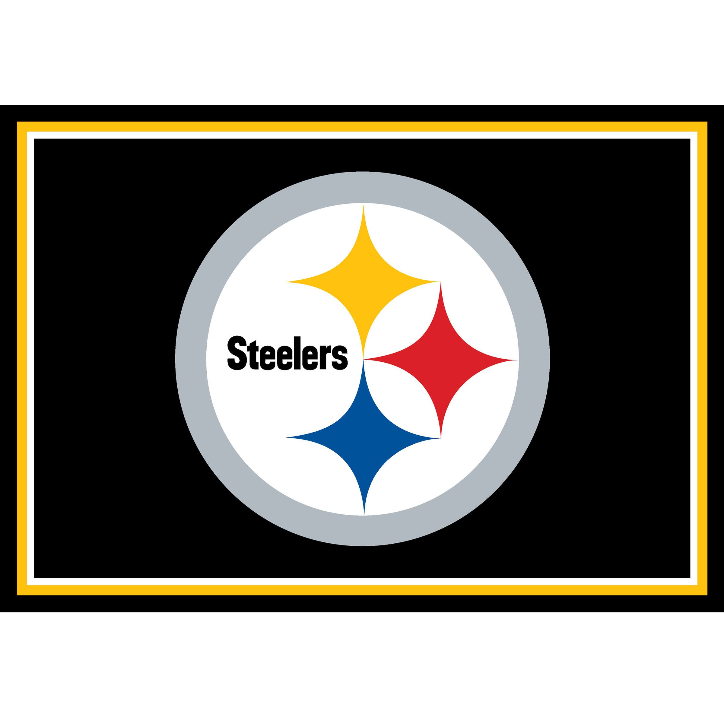 Front. Imperial - Pittsburgh Steelers 2'8" x 3'10" Area Rug - Multicolor.