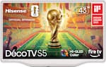 Hisense 43" FIFA OFFICIAL SPONSOR DESIGN AWARD 2025 FIFA WORLD CUP
Déco TV S5
Hi-QLED Color
fire tv
Hi-QLED