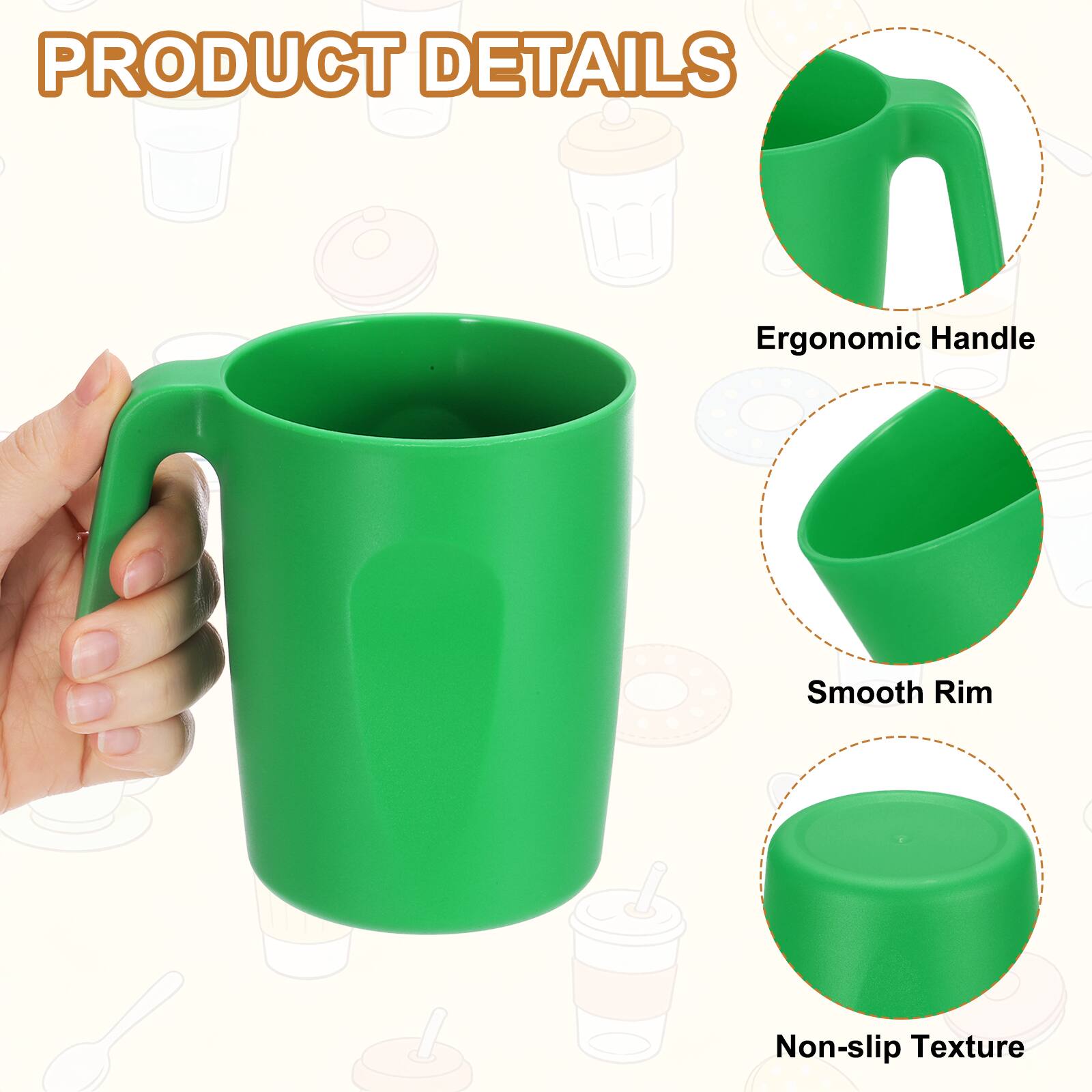 PRODUCT DETAILS

- Ergonomic Handle
- Smooth Rim
- Non-slip Texture