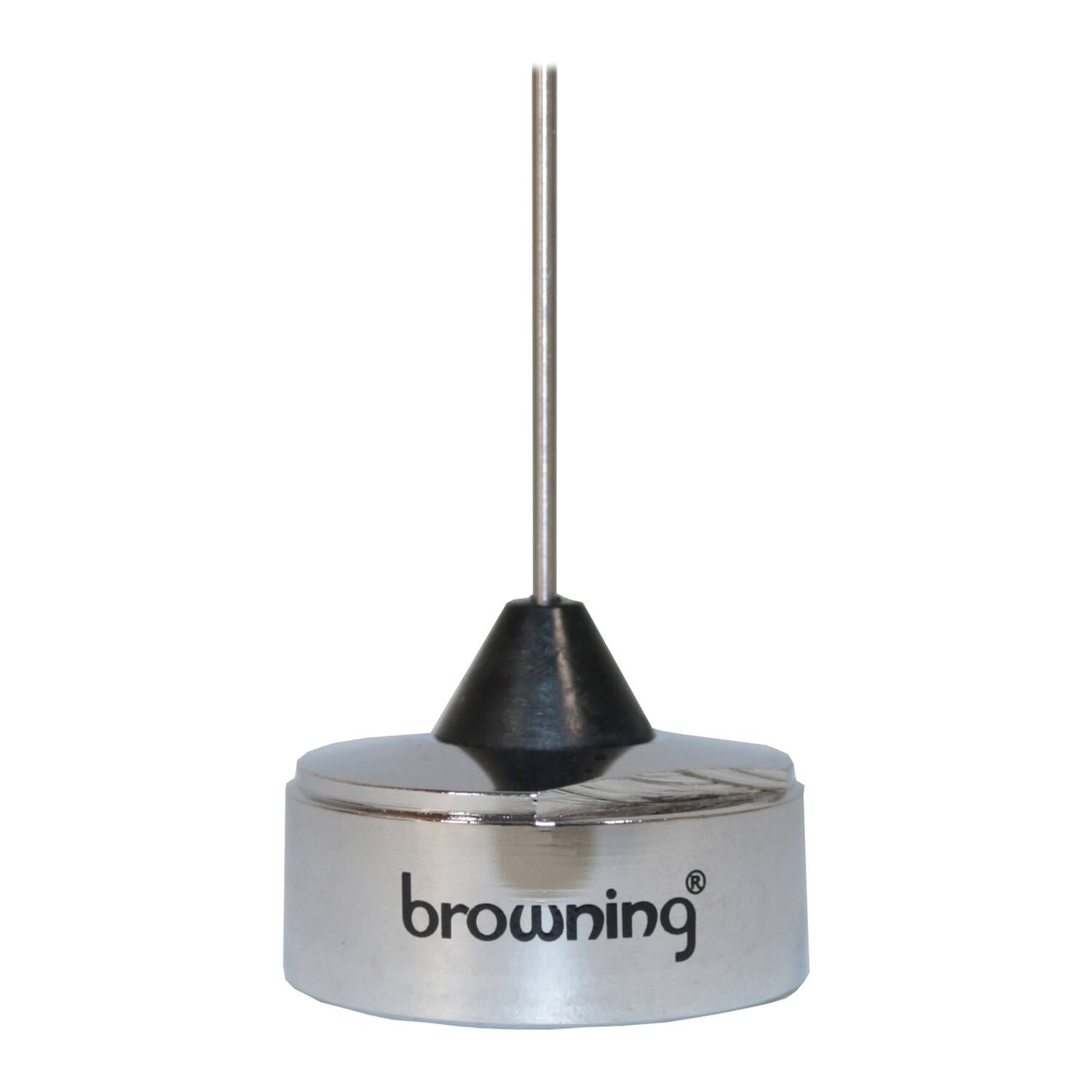 Alt View 5. Browning - 200-Watt Pretuned 152-162 MHz Tunable Nut-Type UHF Antenna with NMO Mounting BR-PT152 - Stainless Steel.