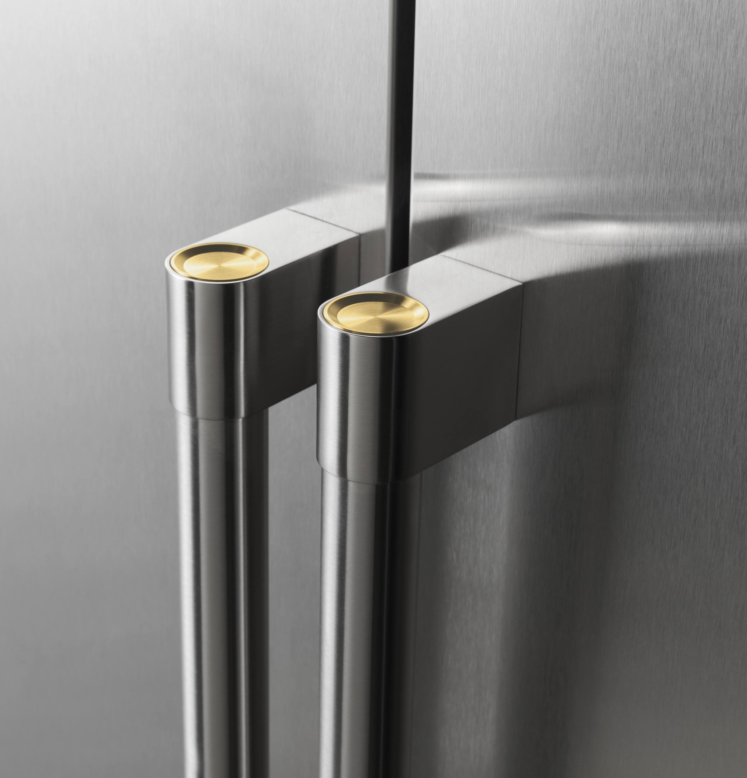 Alt View 5. Monogram - 20.4 Cu. Ft. Side-by-Side Built-In Smart Refrigerator with Dispenser - Stainless steel.