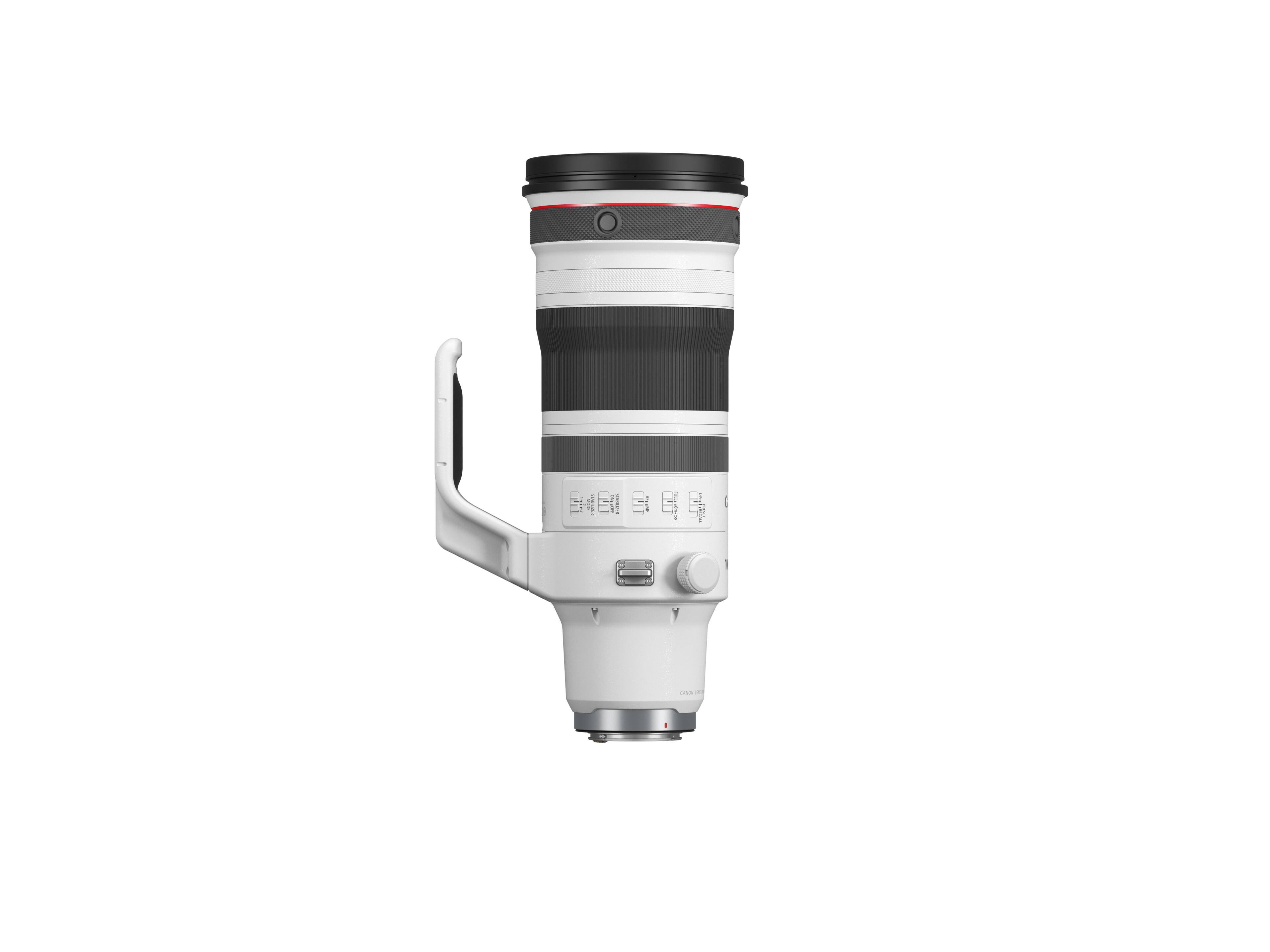 Alt View 1. Canon - RF100-300mm F2.8 L IS USM Telephoto Zoom Lens for EOS R-Series Cameras - White.