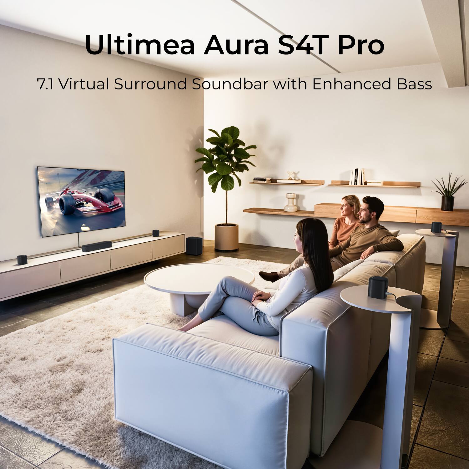 Ultimea Aura S4T Pro  
7.1 Virtual Surround Soundbar with Enhanced Bass