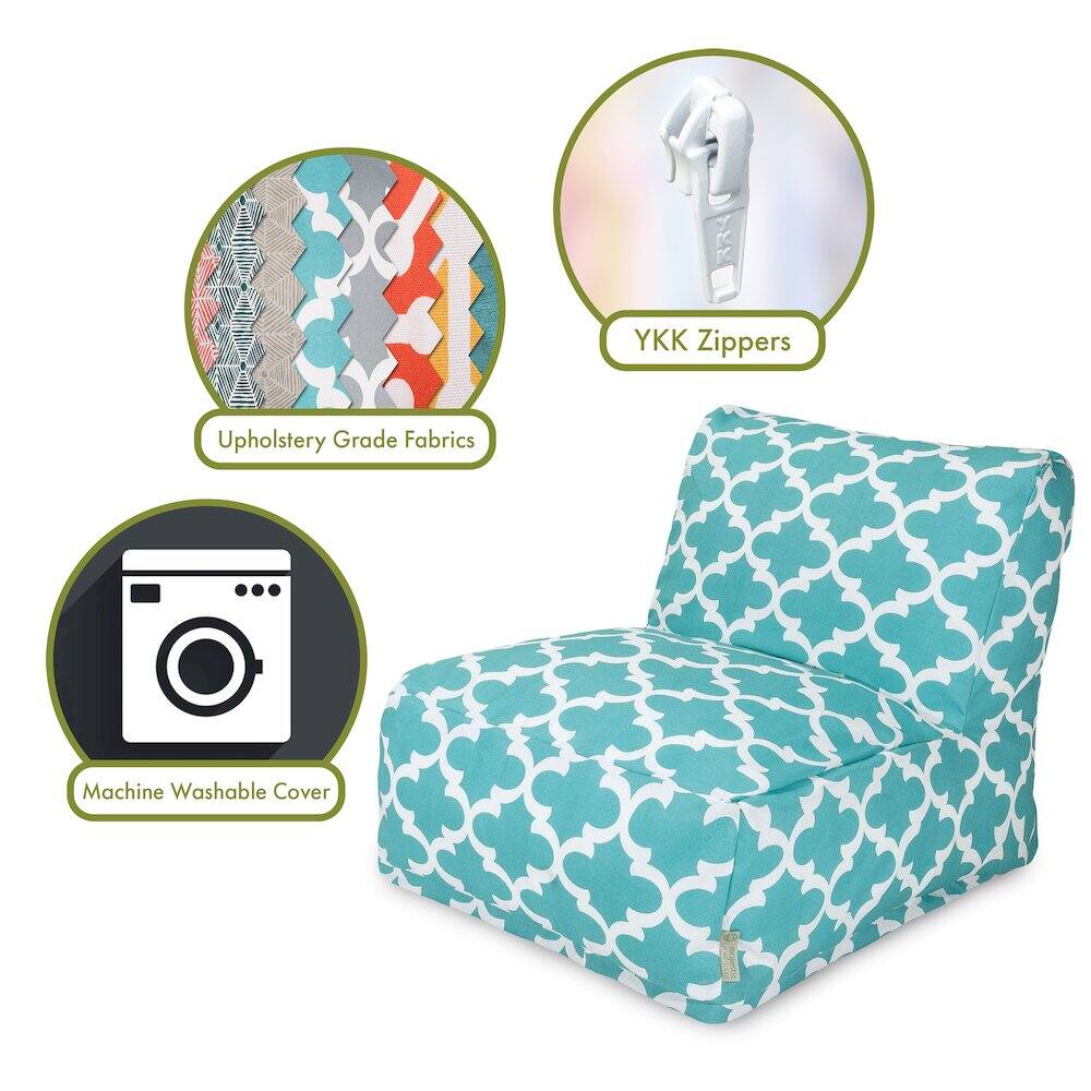 - Upholstery Grade Fabrics
- YKK Zippers
- Machine Washable Cover