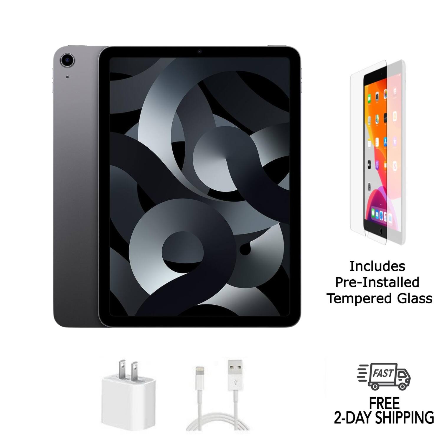 - Includes Pre-Installed Tempered Glass
- FAST FREE 2-DAY SHIPPING