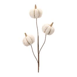 BreeBe - Plush Fall Pumpkin Spray (Set of 2) - Beige, Brown