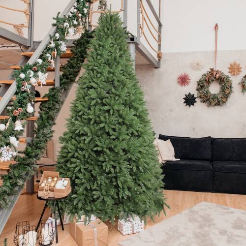 Alt View 9. Winado - 12 FT Christmas Tree Artificial with 7794 Branches for Xmas Holiday Decorations - Green.