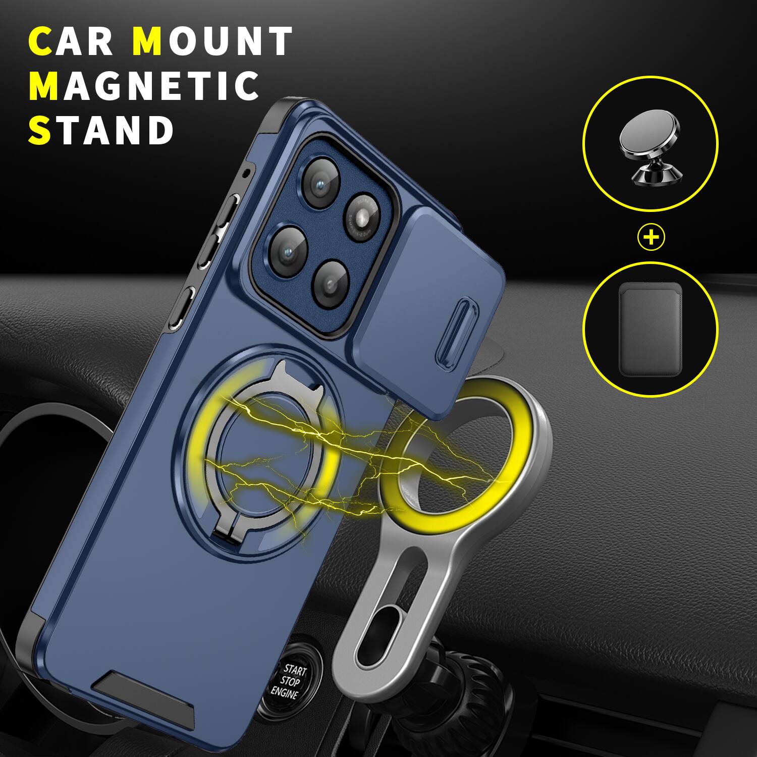 CAR MOUNT MAGNETIC STAND

START STOP ENGINE