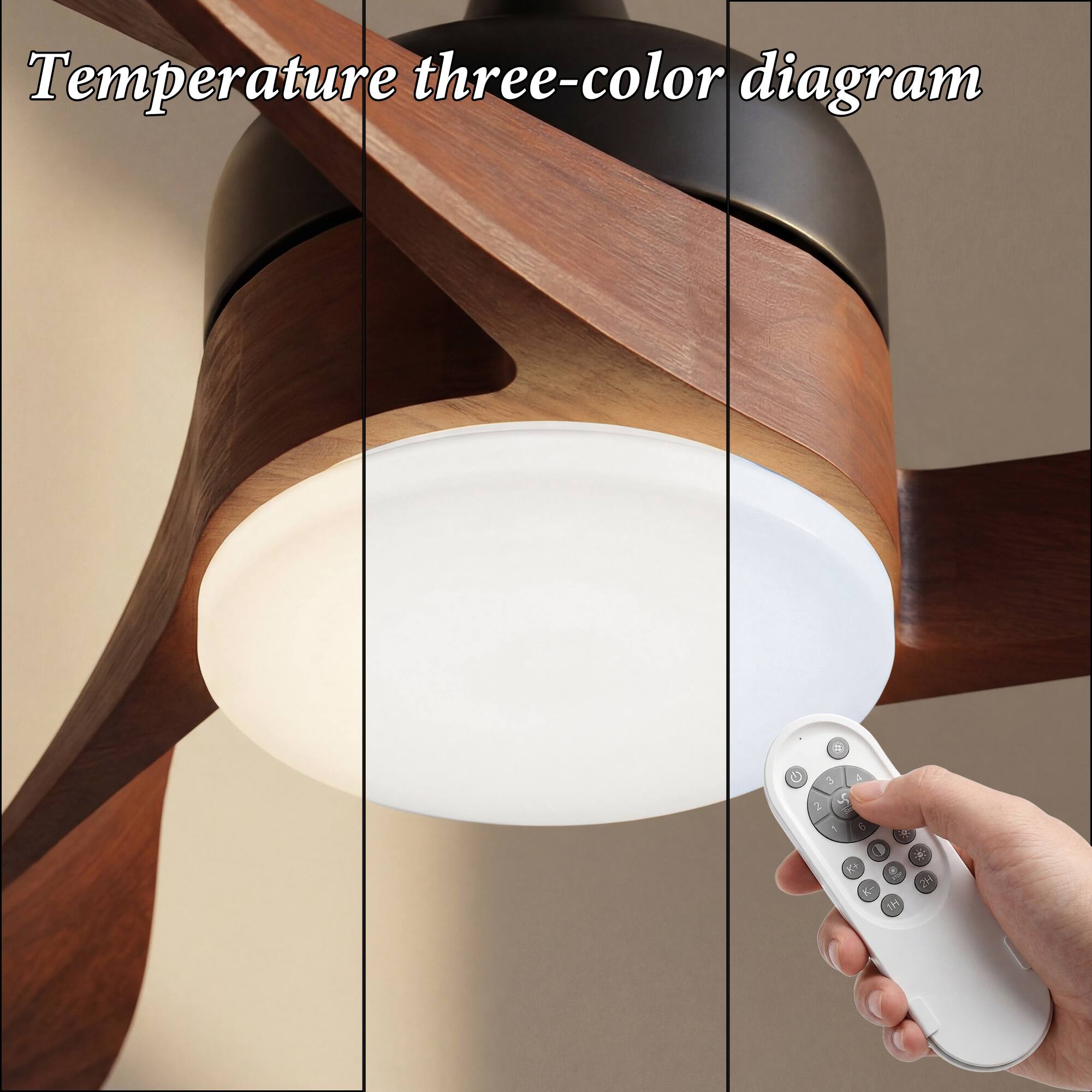 Temperature three-color diagram