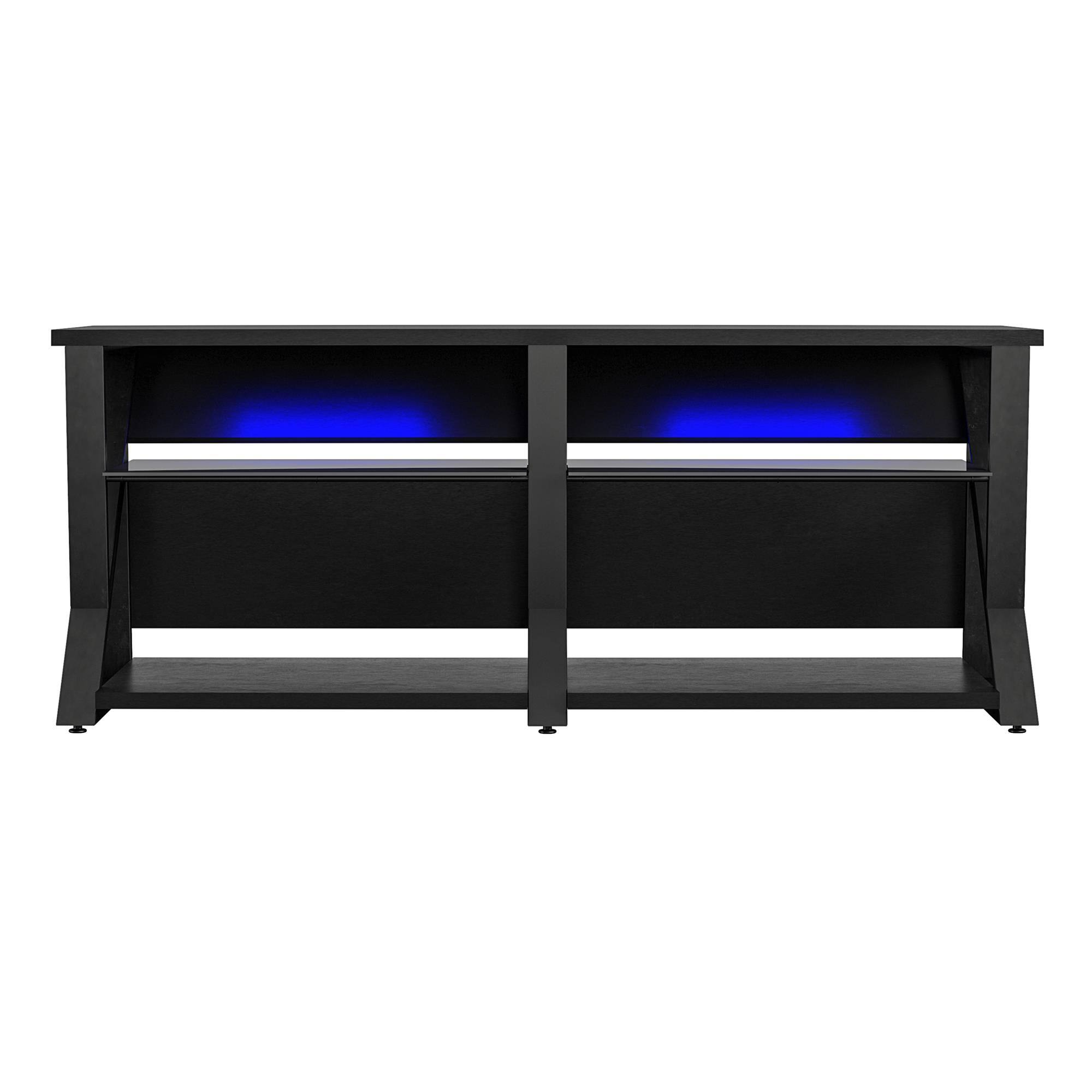 Front. Ntense - Genesis Gaming TV Stand for TVs up to 70" - Black.