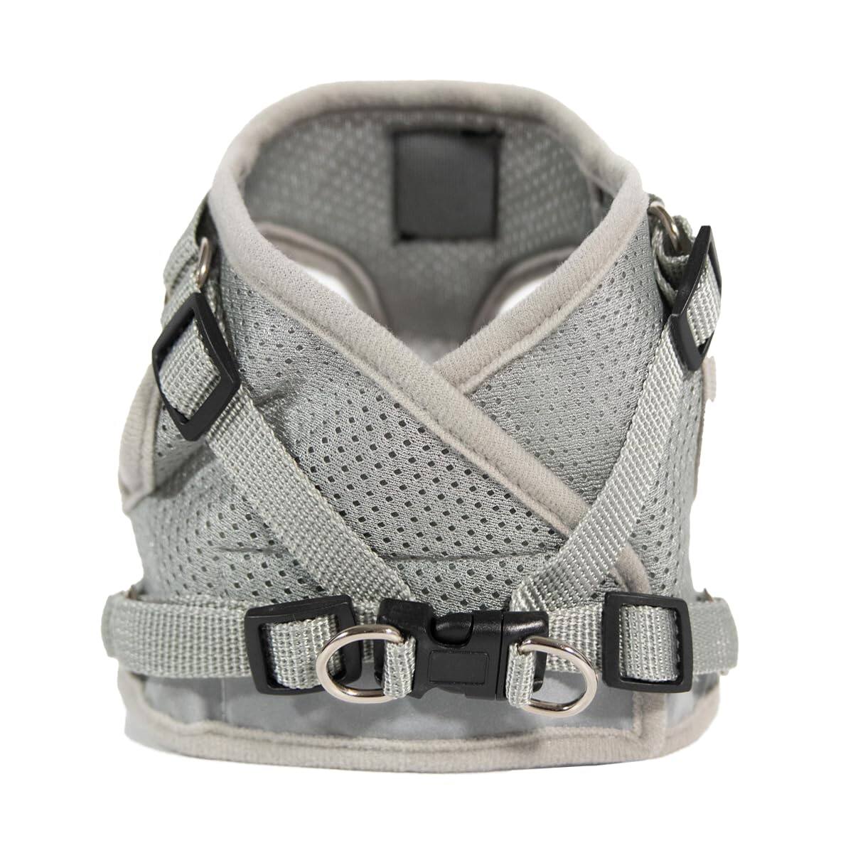 Alt View 4. Paradigms Interiors - Travel Cat Harness And Leash Set - Fit Mesh Reflective Strap Comfort Walking Vest For Kitten Outdoor Hiking - 90s Cat-Large.