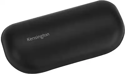 Front. Kensington - ErgoSoft Gel Non-Skid Wrist Rest - Black.