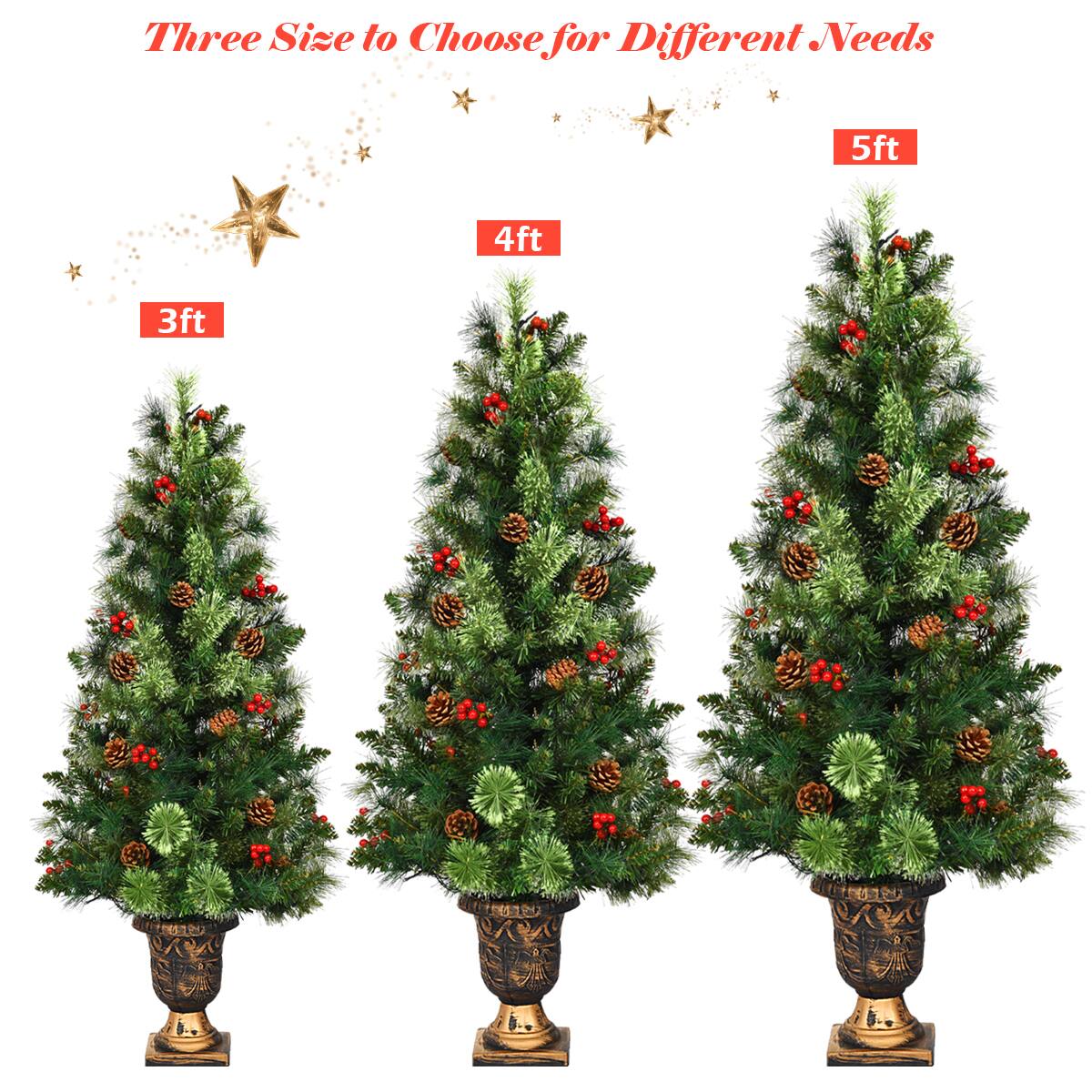 Three Sizes to Choose for Different Needs: 5ft, 4ft, 3ft