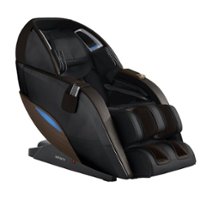 Infinity - Dynasty 4D Massage Chair - black/brown - Front_Zoom
