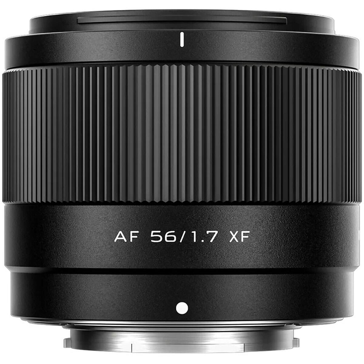 Front. Viltrox - Viltrox Air Series AF 56mm f/1.7 Lens for Fujifilm X Black.