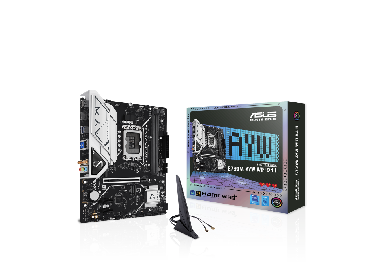 ASUS - B760MAYWWIFID4II Micro ATX Motherboard
