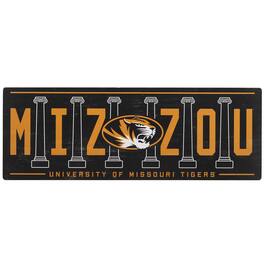 Open Road Brands - Missouri Tigers 28'' x 10'' Team Tradition Wood Sign - Multicolor