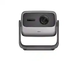 JmGO - N1S Infinity 4K Laser Projector, 2450 ISO, Google TV, 3D, 20W Dolby, Home Theater - Dark Gray