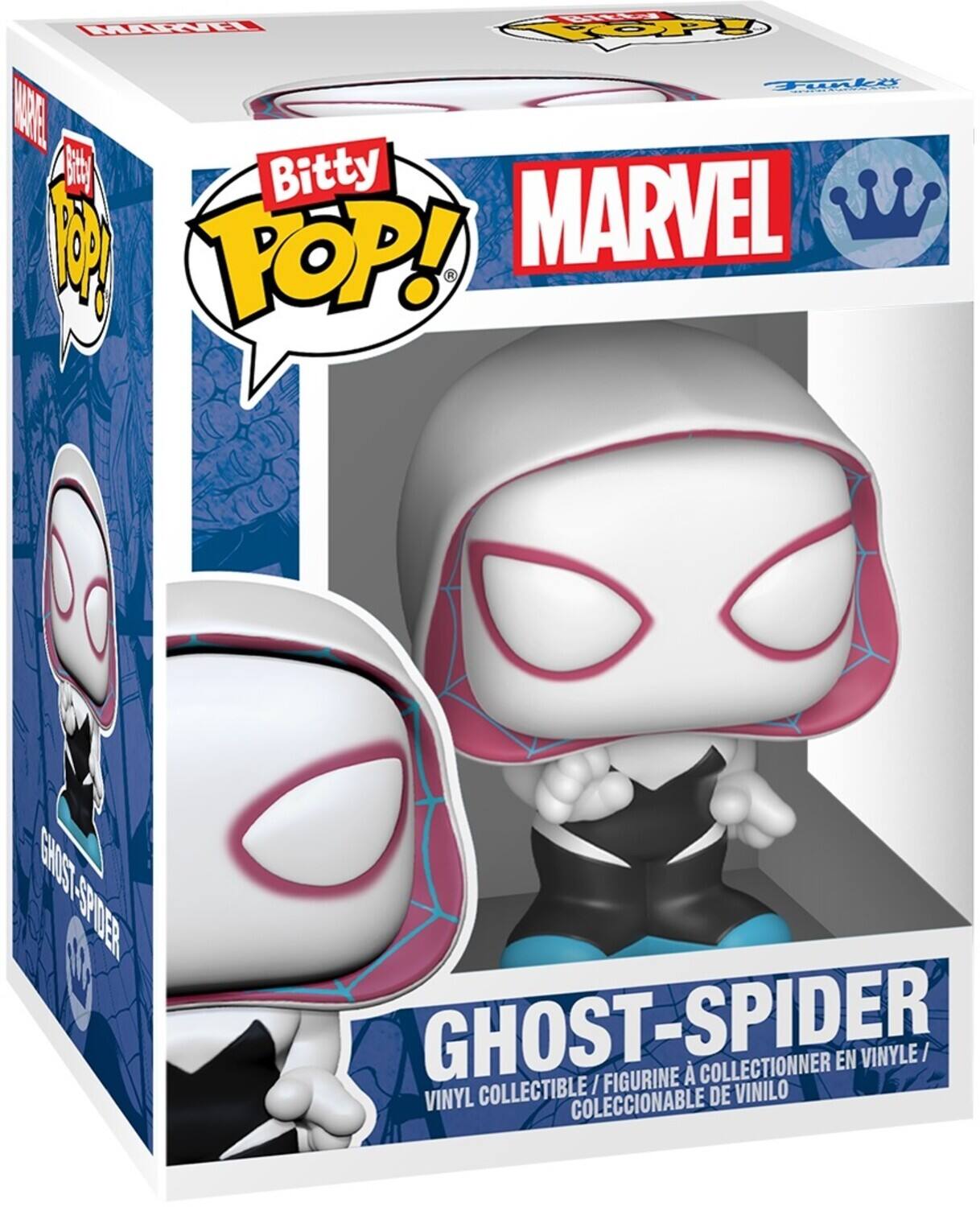 Bitty Pop! MARVEL  
GHOST-SPIDER  
VINYL COLLECTIBLE / FIGURINE À COLLECTIONNER EN VINYLE / COLECCIONABLE DE VINILO