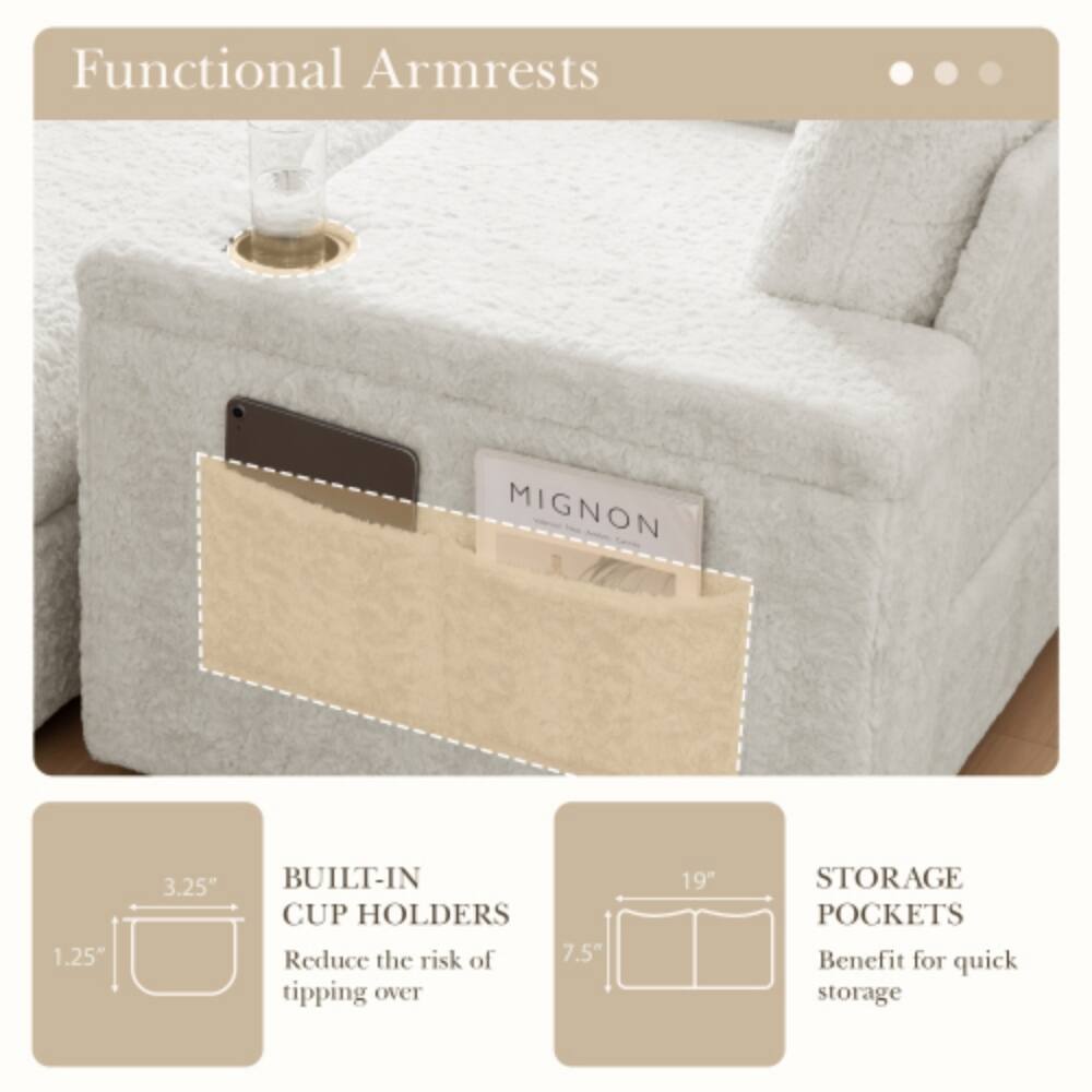 Functional Armrests

MIGNON

1.25" 3.25" BUILT-IN CUP HOLDERS
Reduce the risk of tipping over

7.5" 19" STORAGE POCKETS
Benefit for quick storage