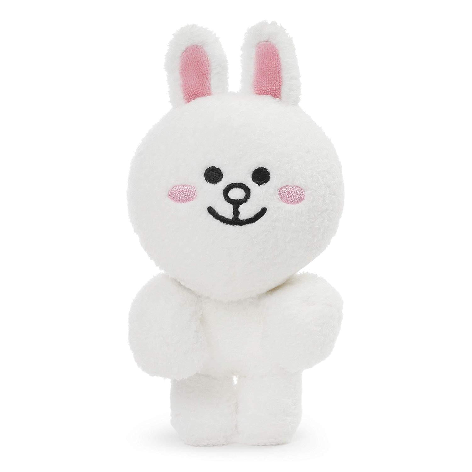 Enesco - Line Friends Cony 6 Inch Dangler Plush - White