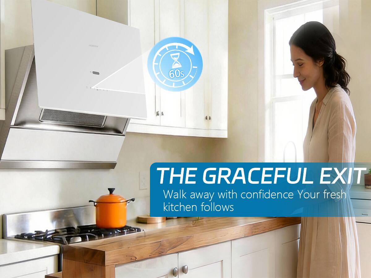 ROBAM  
60s  
THE GRACEFUL EXIT  
Walk away with confidence. Your fresh kitchen follows