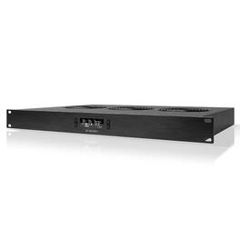 AC Infinity - CLOUDPLATE T2, Quiet Rack Cooling Fan System, 1U Top Exhaust - Black