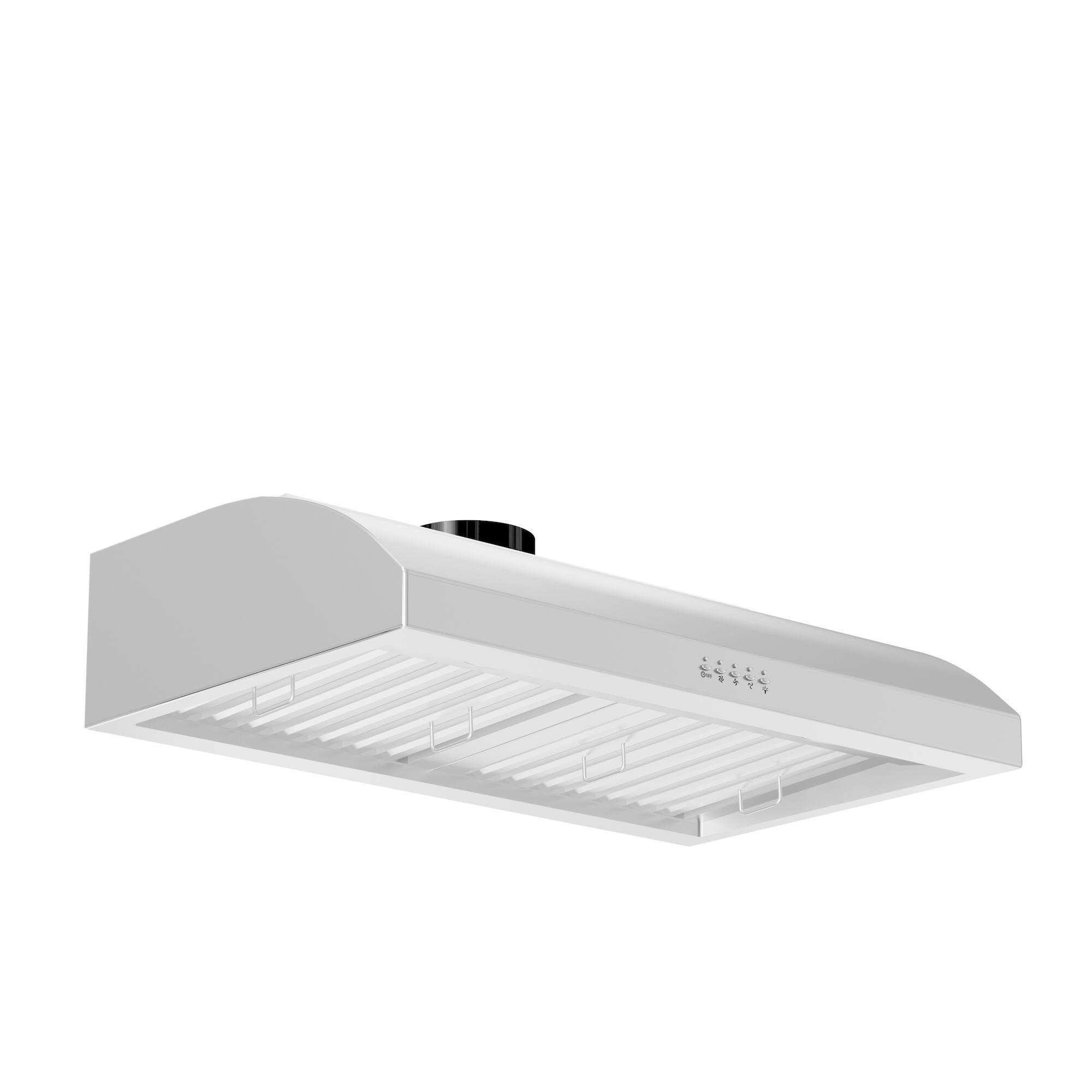 Alt View 1. ZLINE - 30" Externally Vented Range Hood - Brushed Stainless Steel.