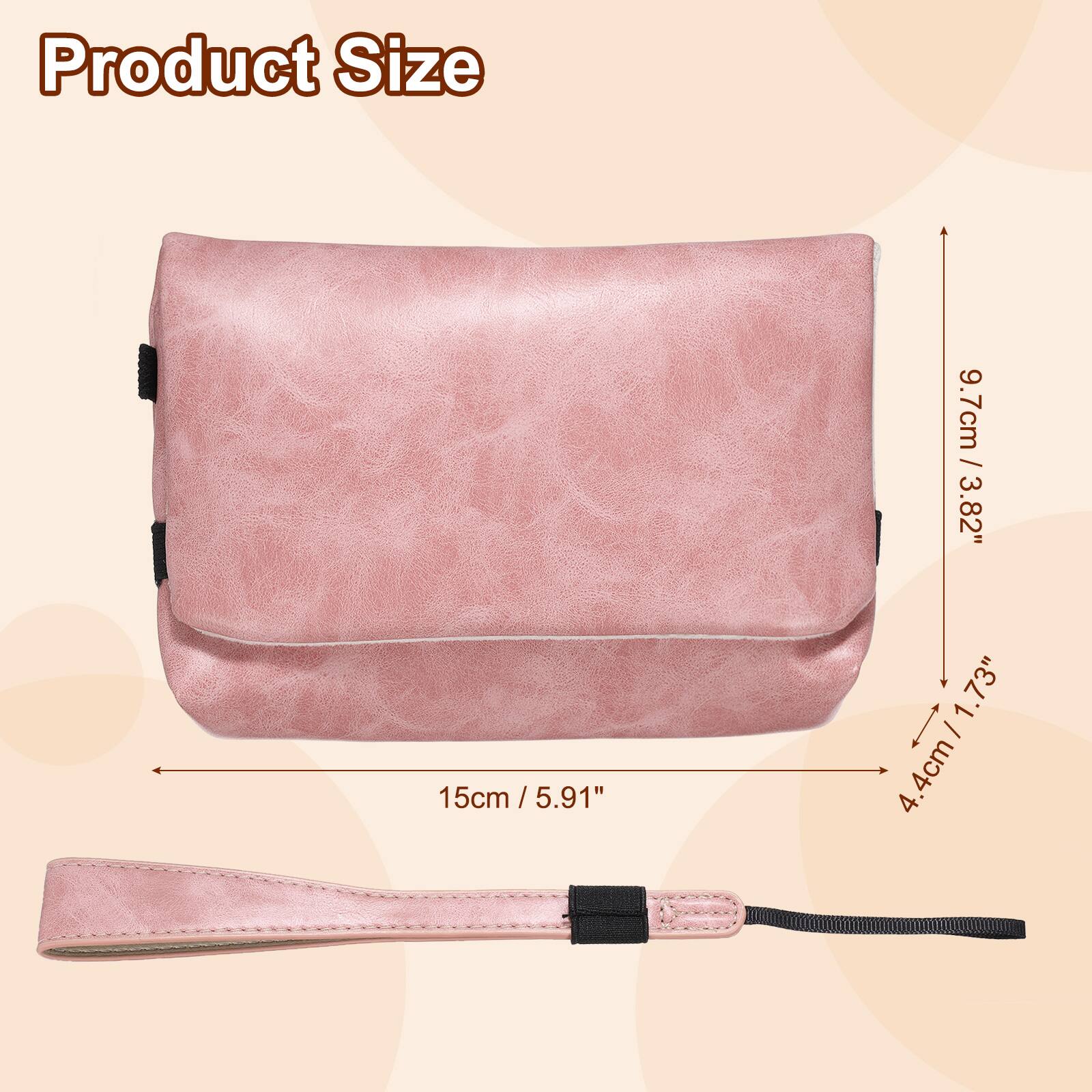 Product Size  
15cm / 5.91"  
9.7cm / 3.82"  
4.4cm / 1.73"