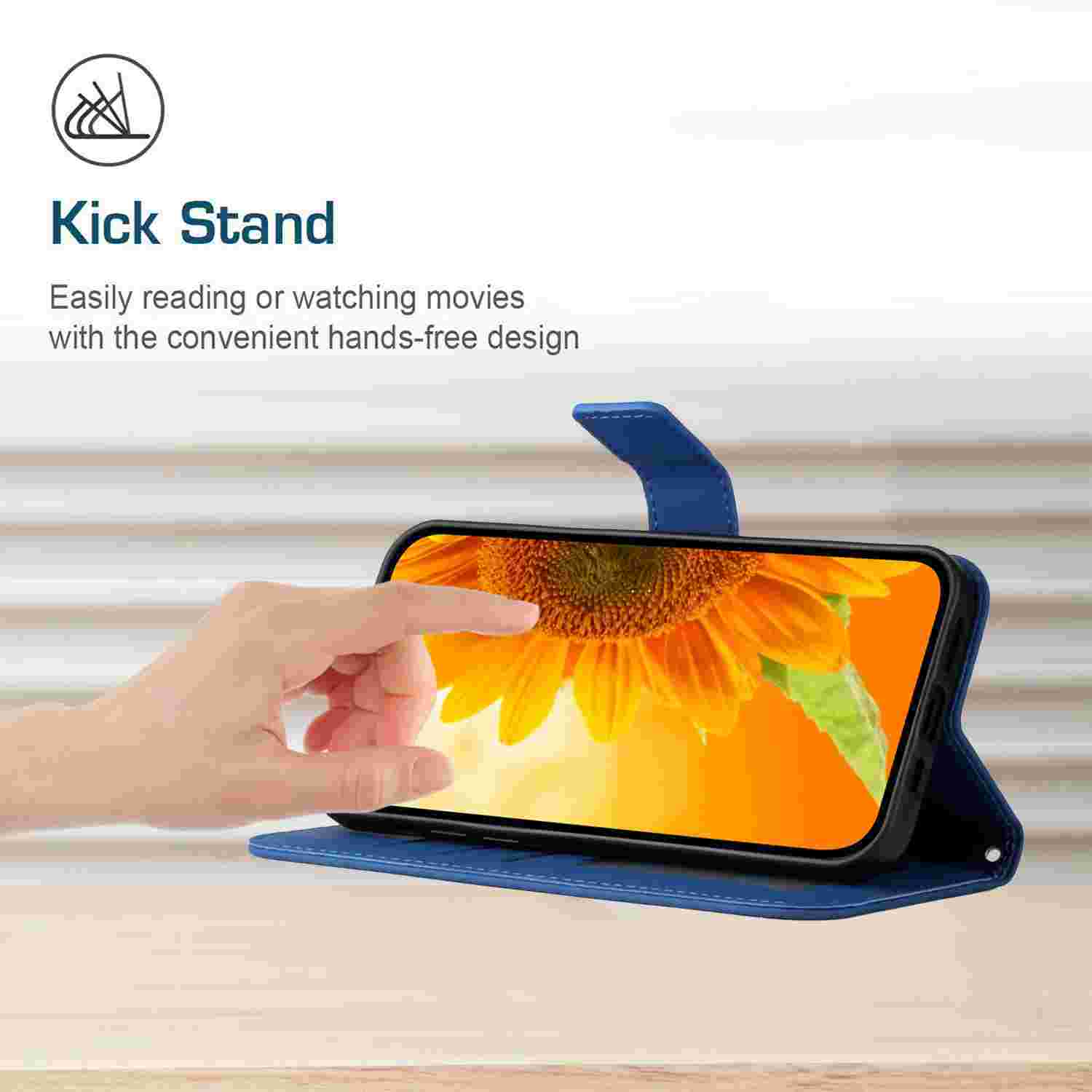 Kick Stand

Easily reading or watching movies with the convenient hands-free design